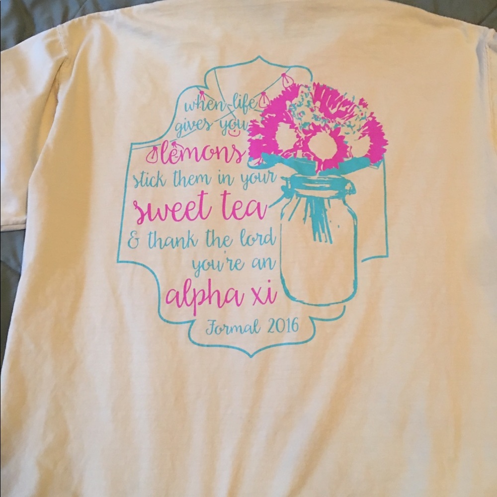 Southern Comfort Colors Alpha Xi Delta TShirt